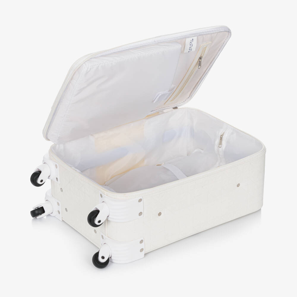 Nanán-White Faux Leather Case (51cm) | Childrensalon Outlet