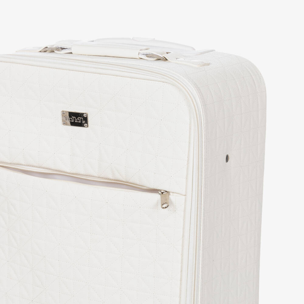 Nanán-White Faux Leather Case (51cm) | Childrensalon Outlet