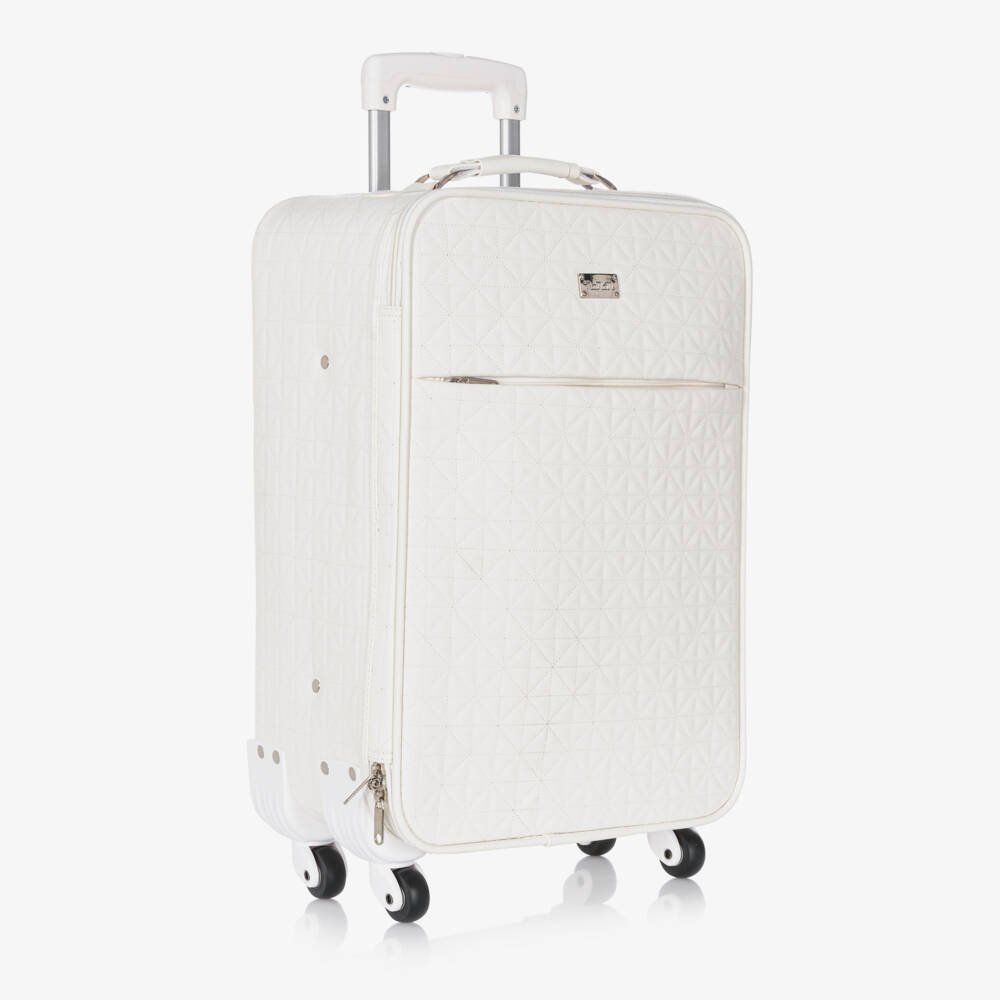 Nanán-White Faux Leather Case (51cm) | Childrensalon Outlet