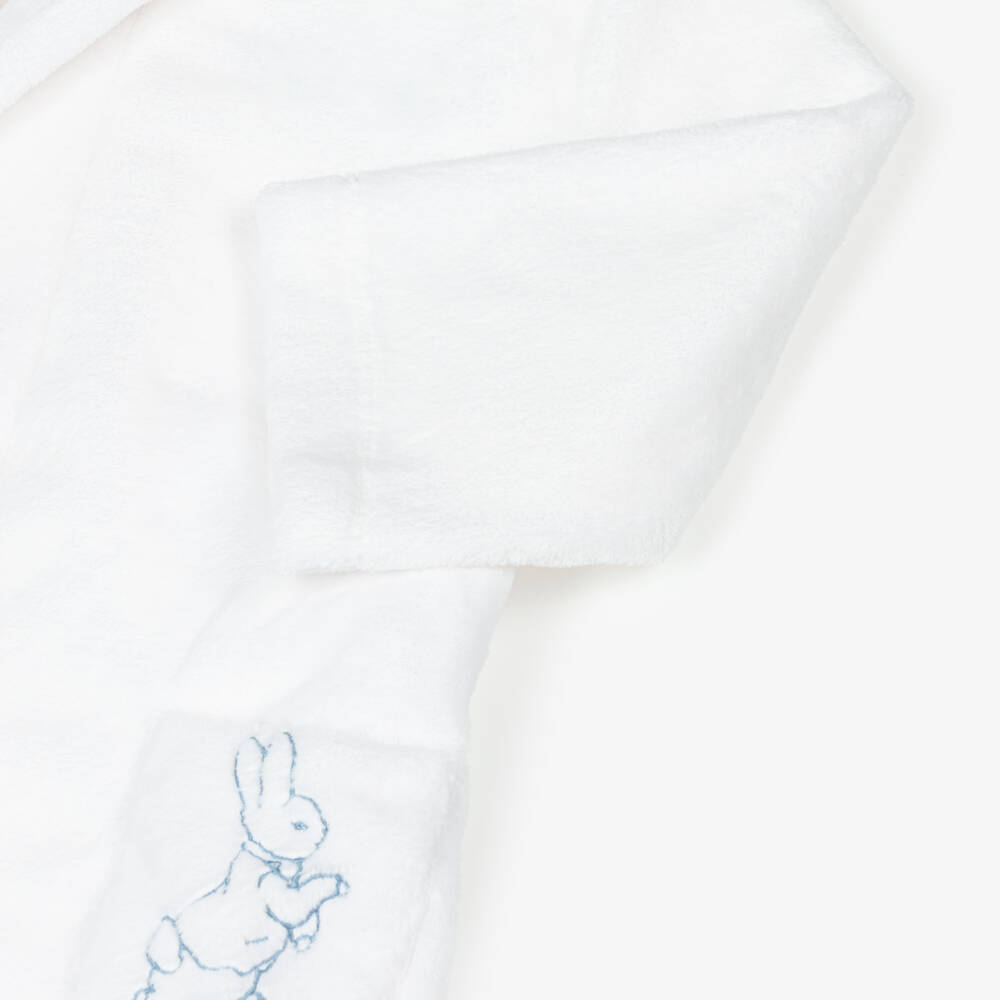 Peter Rabbit™ by Childrensalon-White Plush Fleece Dressing Gown | Childrensalon Outlet