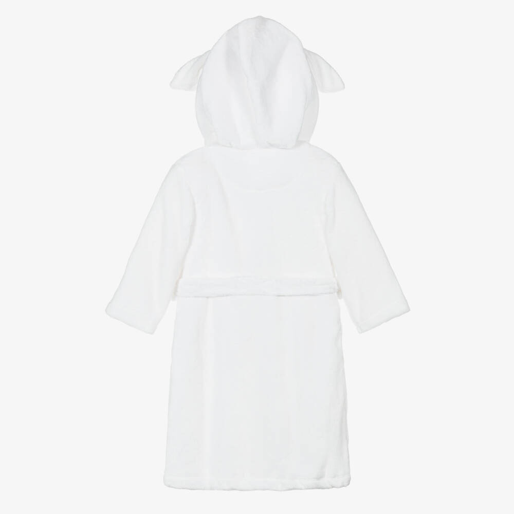 Peter Rabbit™ by Childrensalon-White Plush Fleece Dressing Gown | Childrensalon Outlet