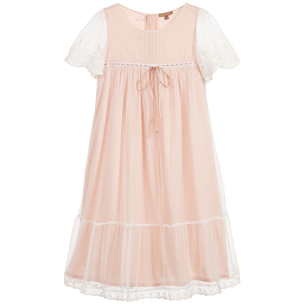 Wild & Gorgeous - Pink 'Wood Nymph' Lace Dress | Childrensalon