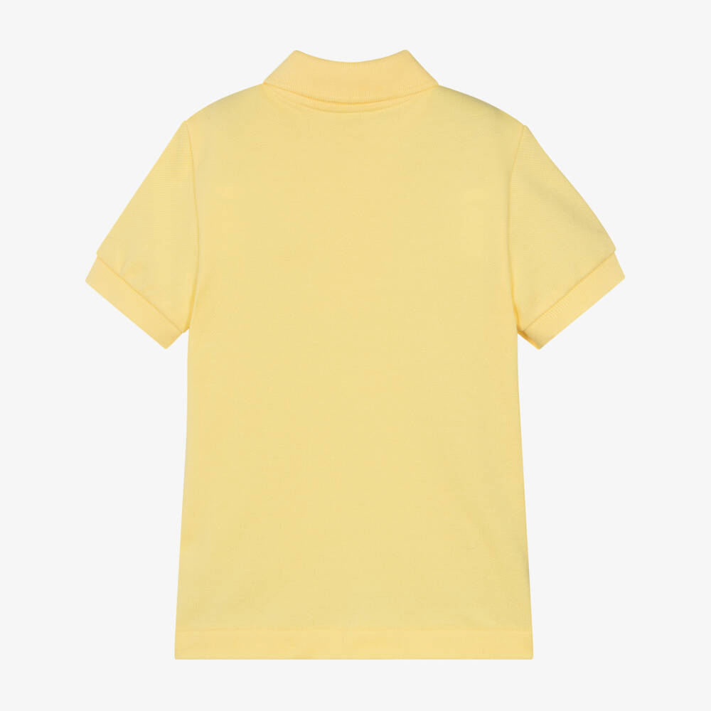 Lacoste-Yellow Crocodile Polo Shirt | Childrensalon Outlet