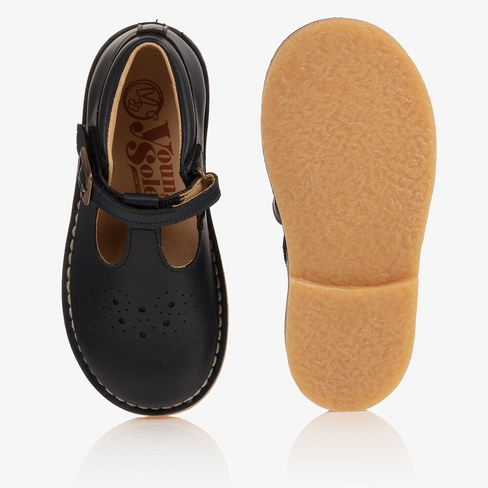 Young Soles-Синие туфли из искусственной кожи на ремешке | Childrensalon Outlet