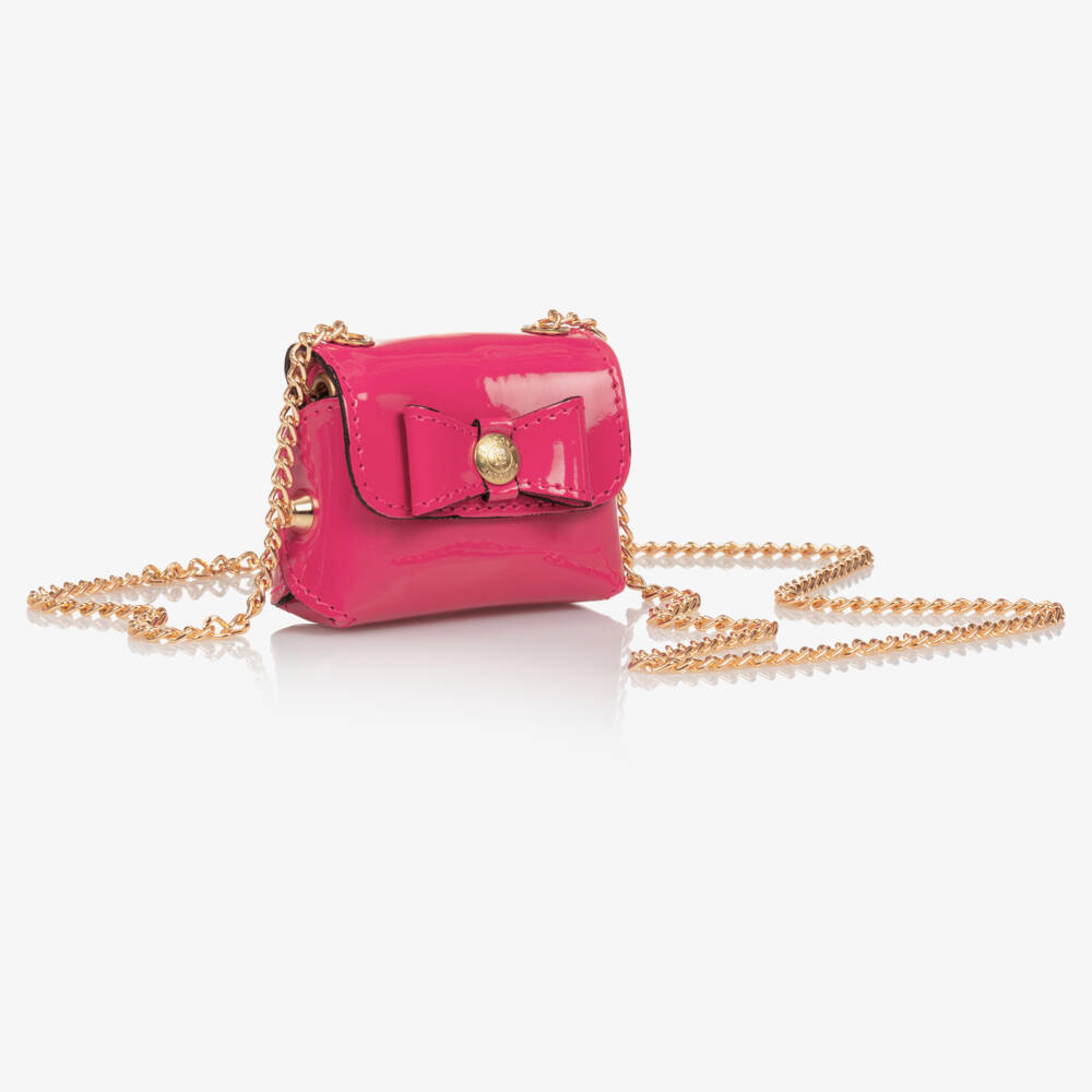 Zaccone-Girls Pink Mini Shoulder Bag (8cm) | Childrensalon Outlet