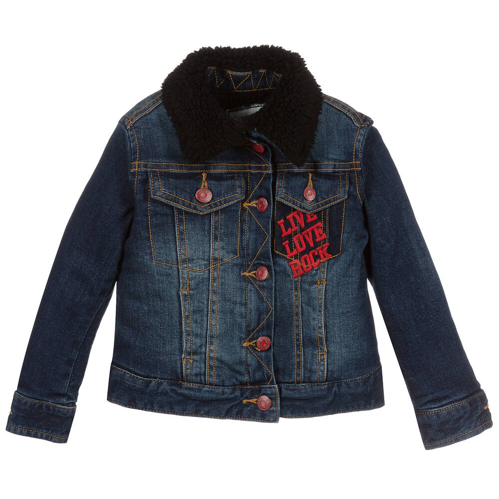 Zadig&Voltaire-Синяя джинсовая куртка | Childrensalon Outlet