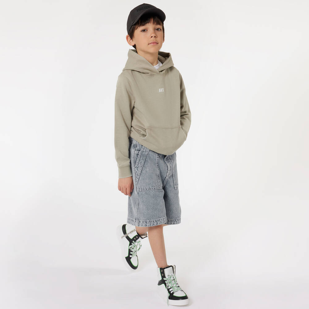 Zadig&Voltaire-Blue Faded Denim Shorts | Childrensalon Outlet