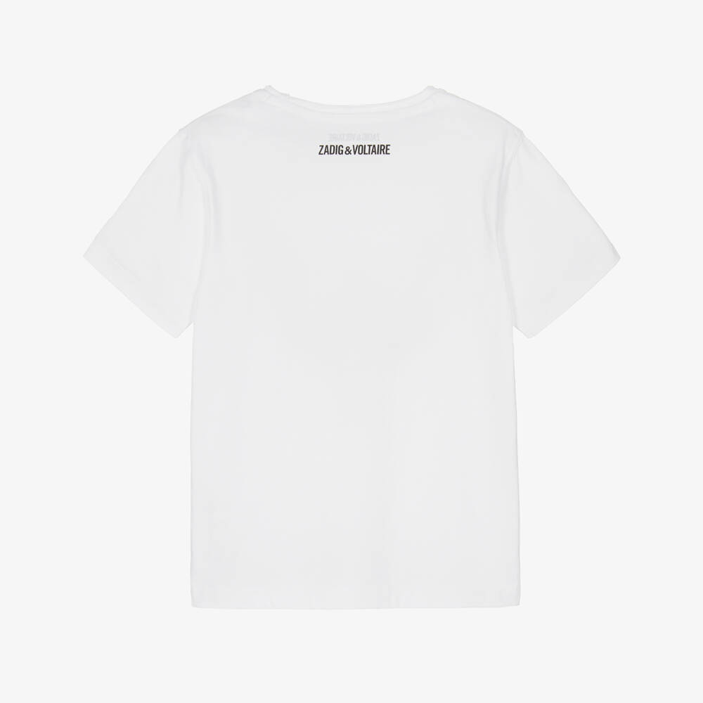 Zadig&Voltaire-Boys Crisp Cotton Tee | Childrensalon Outlet
