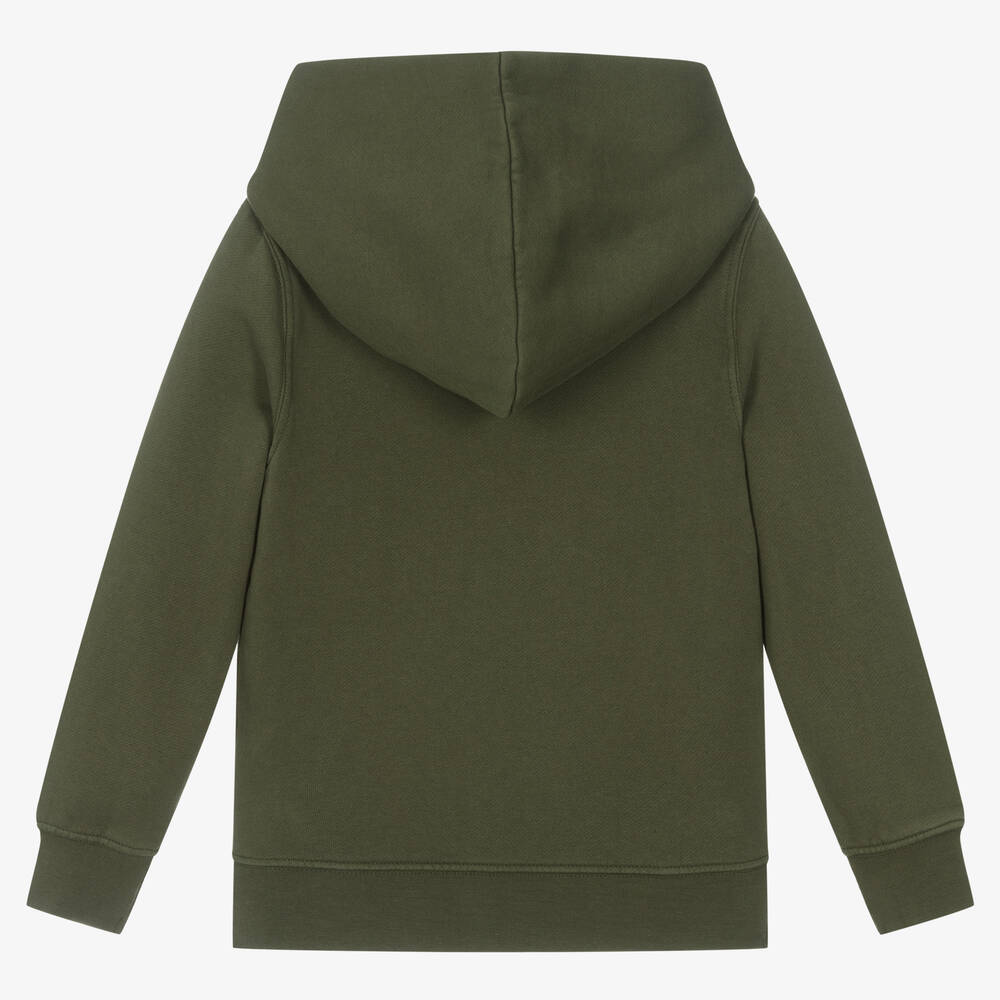 Boys khaki hoodie clearance