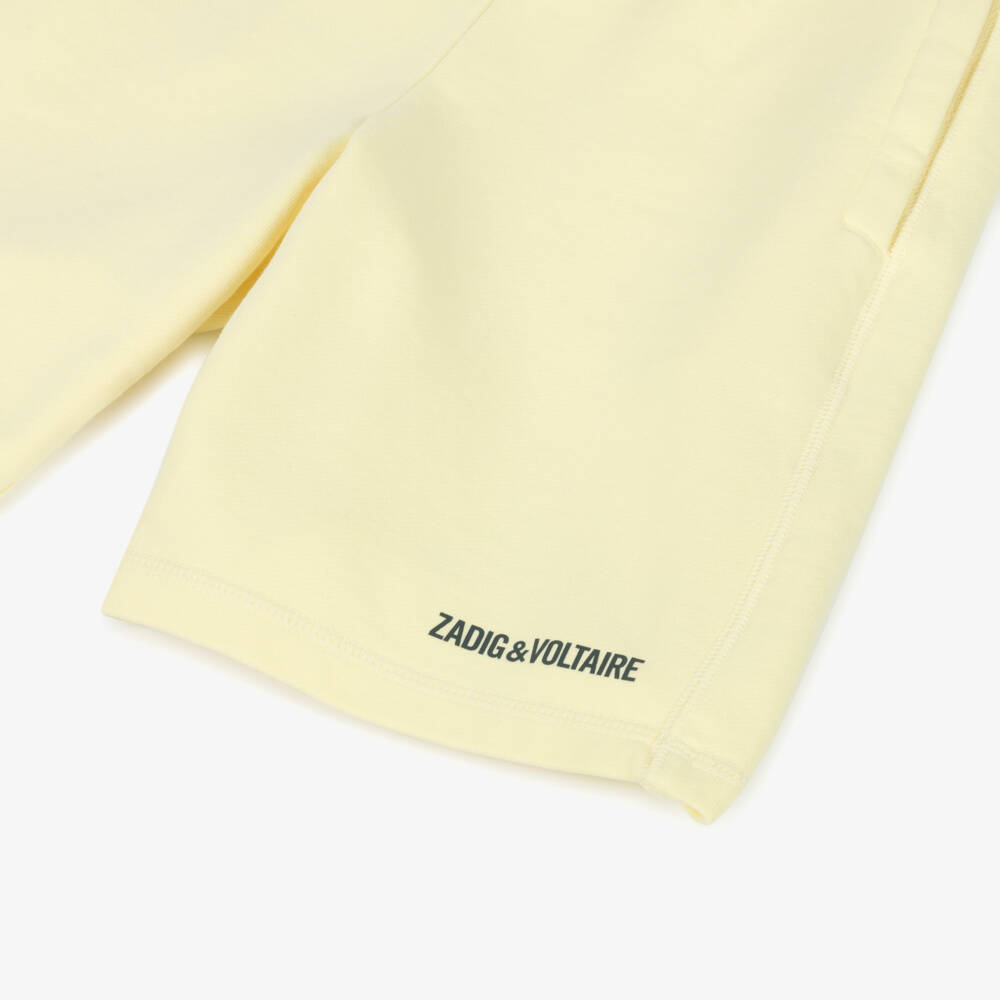 Zadig&Voltaire-Boys Sunshine Cotton Knit Shorts | Childrensalon Outlet