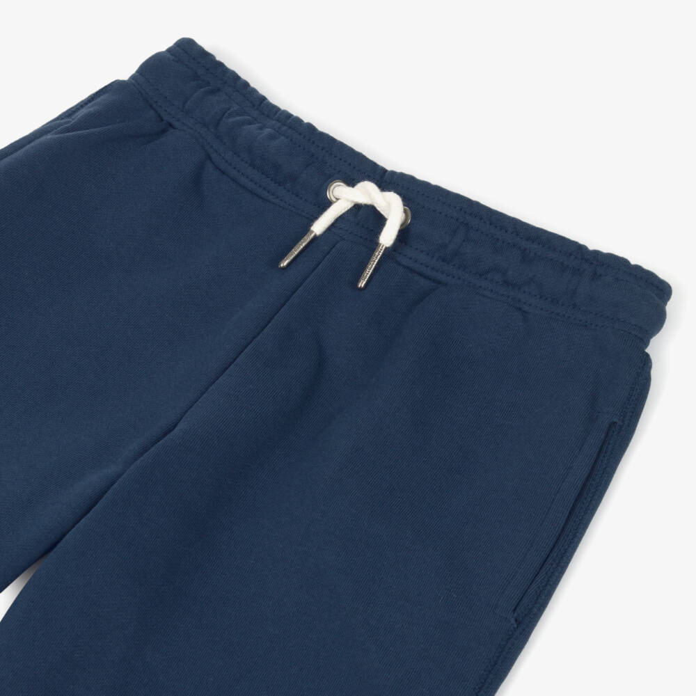 Zadig&Voltaire-Boys Varsity Navy Cotton Shorts | Childrensalon Outlet