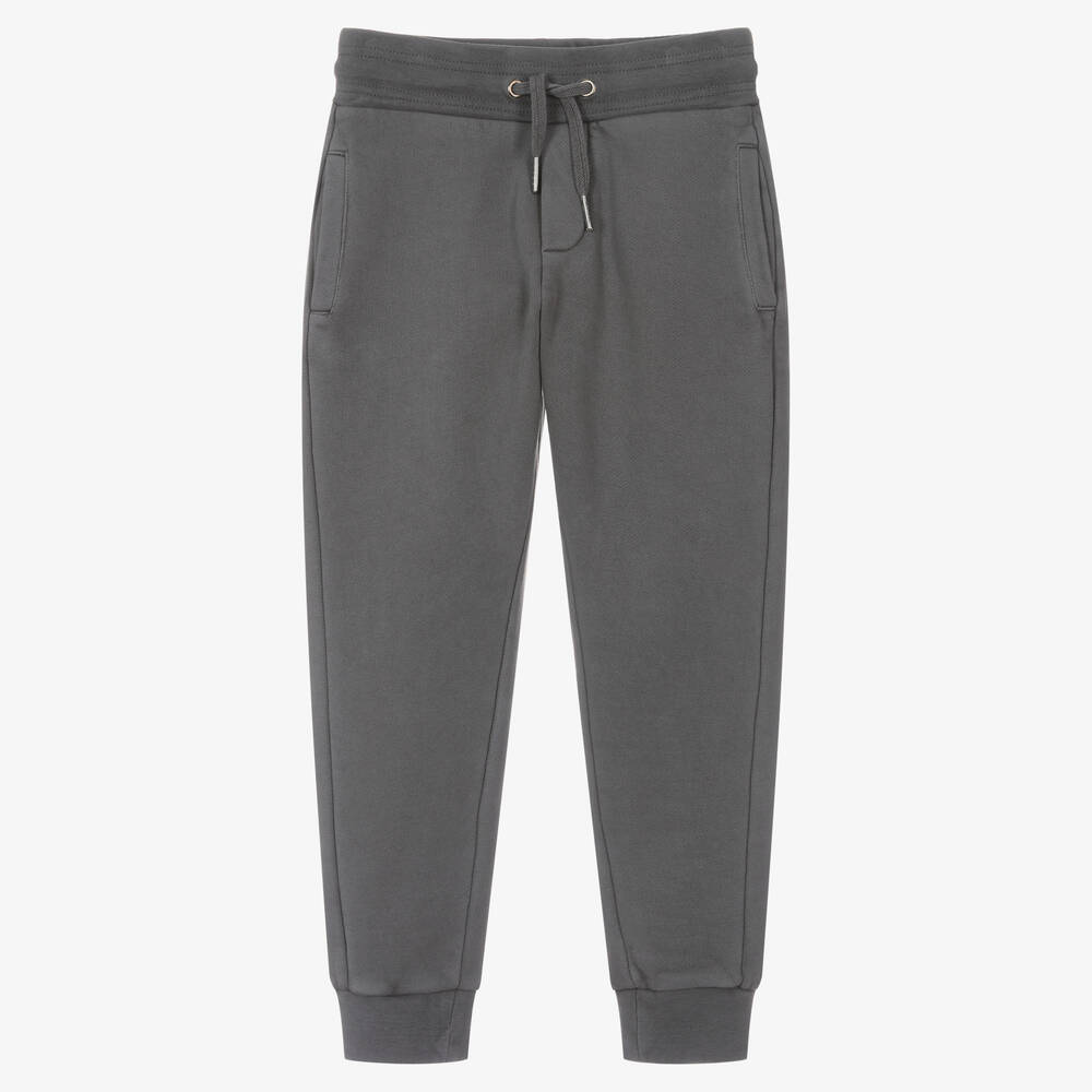 Zadig&Voltaire - Boys Washed Grey Cotton Joggers | Childrensalon