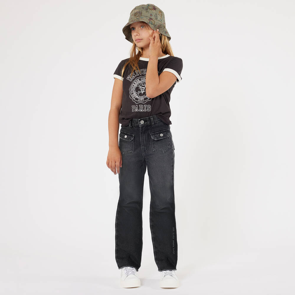 Girls black high waisted jeans on sale