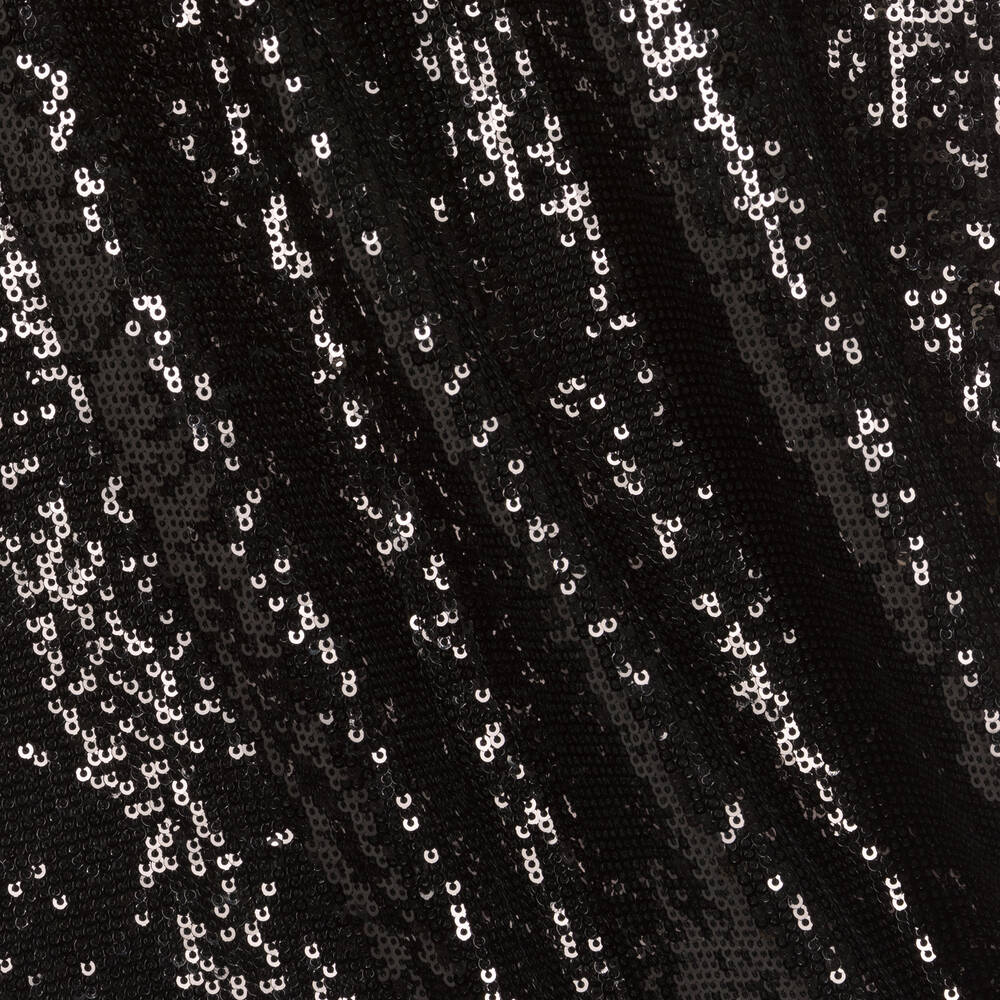 Zadig&Voltaire-Girls Black Sequin Dress | Childrensalon Outlet