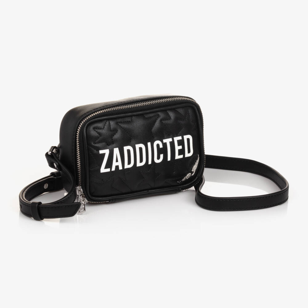 Zadig&Voltaire-Girls Black Star Faux Leather Handbag | Childrensalon Outlet