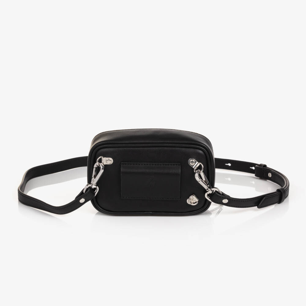 Zadig&Voltaire-Girls Black Star Faux Leather Handbag | Childrensalon Outlet