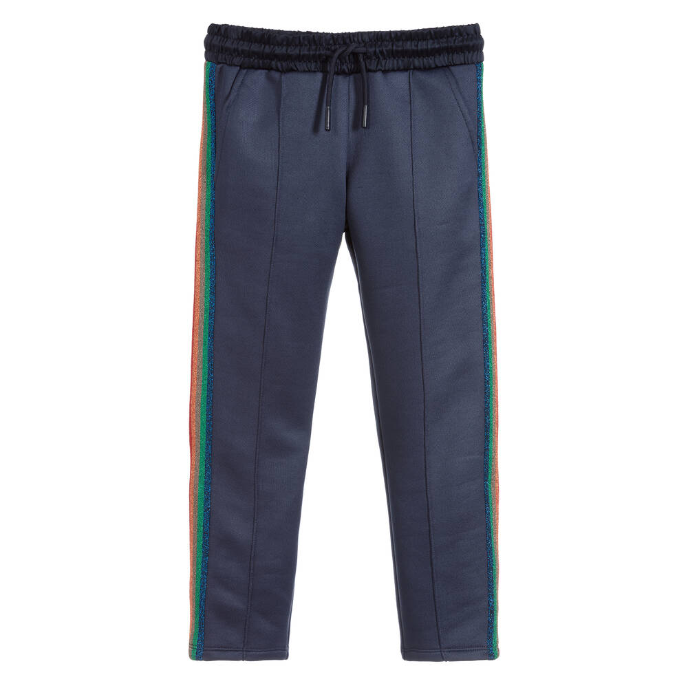 Zadig&Voltaire - Синие спортивные брюки из джерси для девочек | Childrensalon