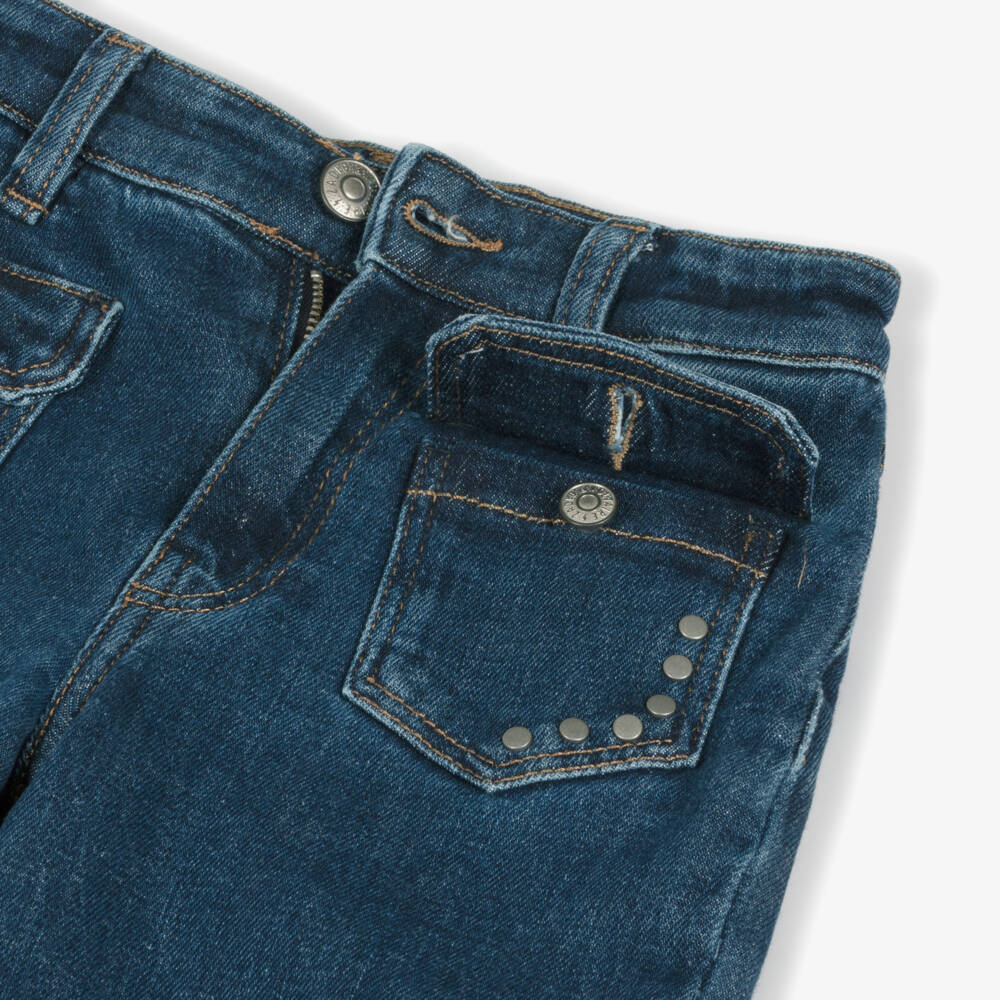 Zadig&Voltaire-Girls Denim High-Rise Jeans | Childrensalon Outlet