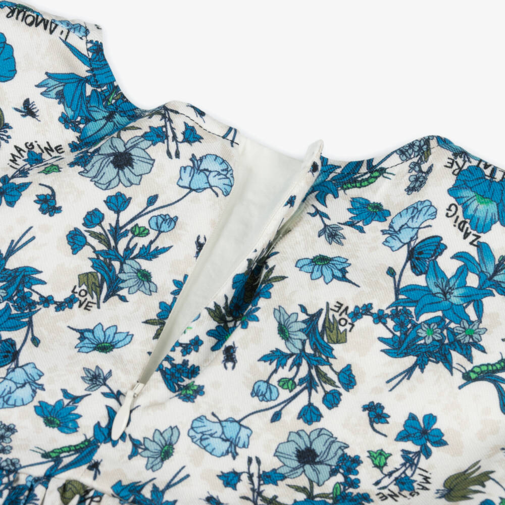 Zadig&Voltaire-Girls Floral Viscose Dress | Childrensalon Outlet