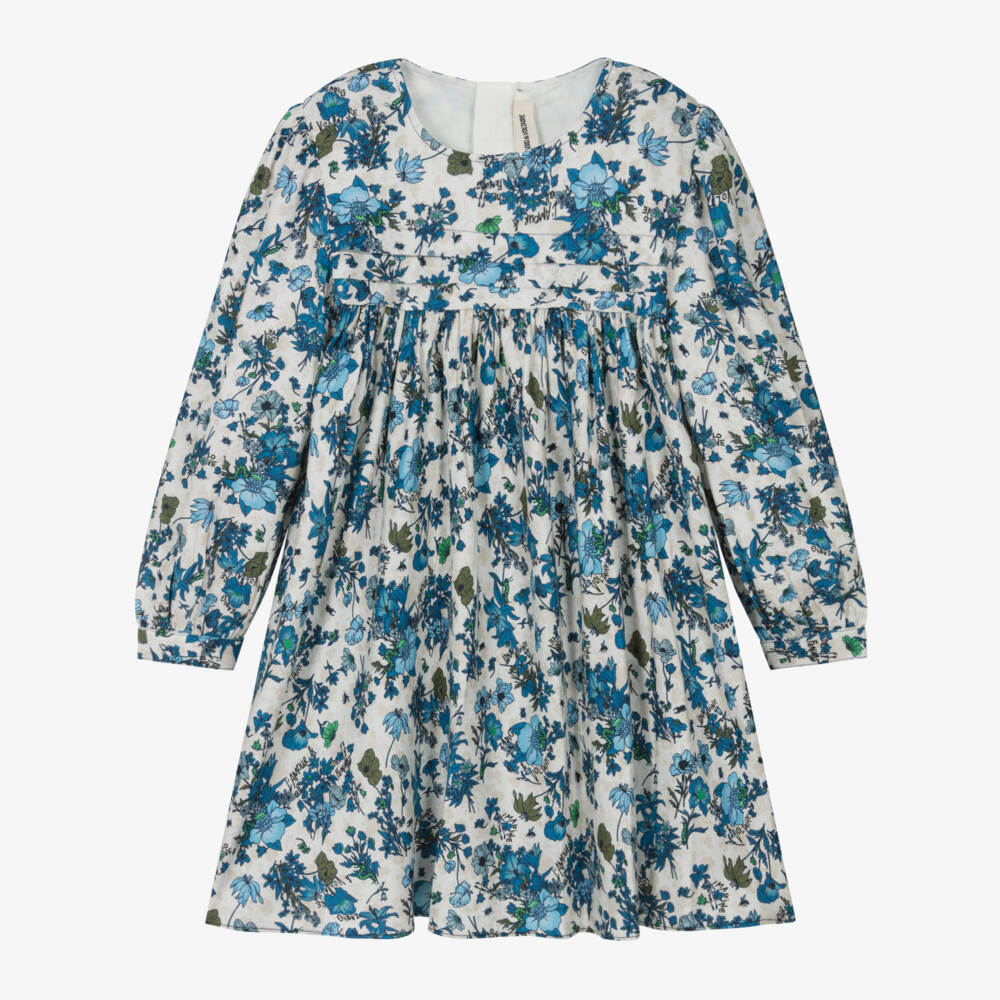 Zadig&Voltaire-Girls Floral Viscose Dress | Childrensalon Outlet