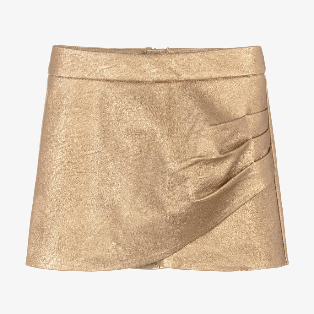 Asymmetrical leather skirt topshop top
