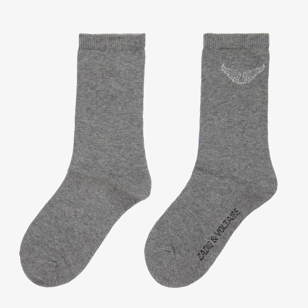 Childrens grey sale ankle socks