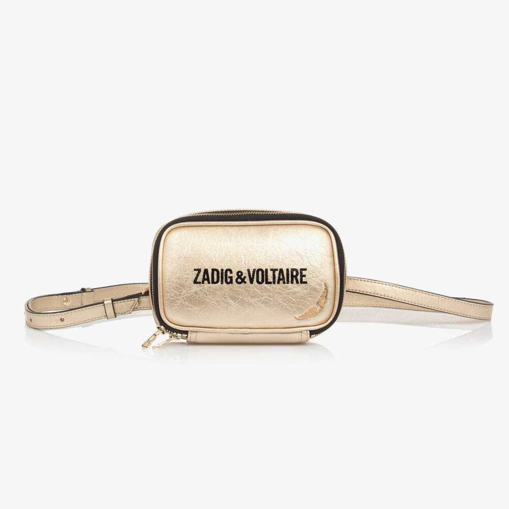 Zadig&Voltaire-Girls Metallic Logo Shoulder Bag | Childrensalon Outlet