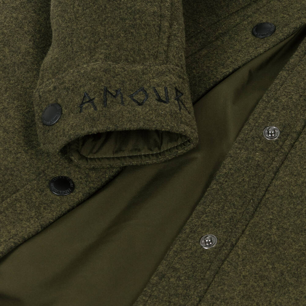 Zadig&Voltaire-Girls Olive Long Jacket | Childrensalon Outlet