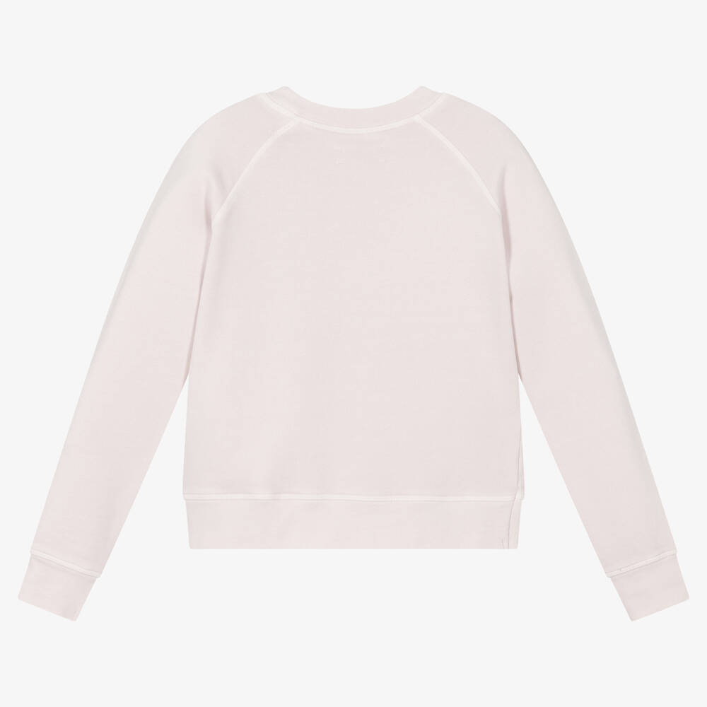Zadig&Voltaire-Розовый хлопковый свитшот | Childrensalon Outlet