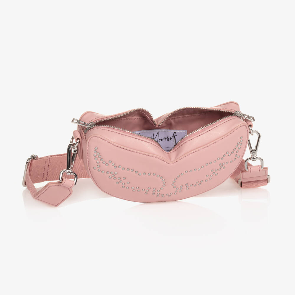 Zadig&Voltaire-Girls Pink Faux Leather Wings Bag (19cm) | Childrensalon Outlet