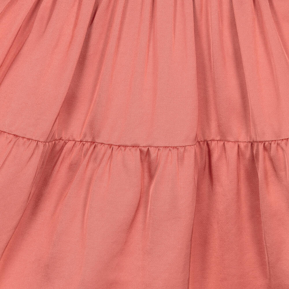 Zadig&Voltaire-Girls Pink Viscose Satin Skirt | Childrensalon Outlet