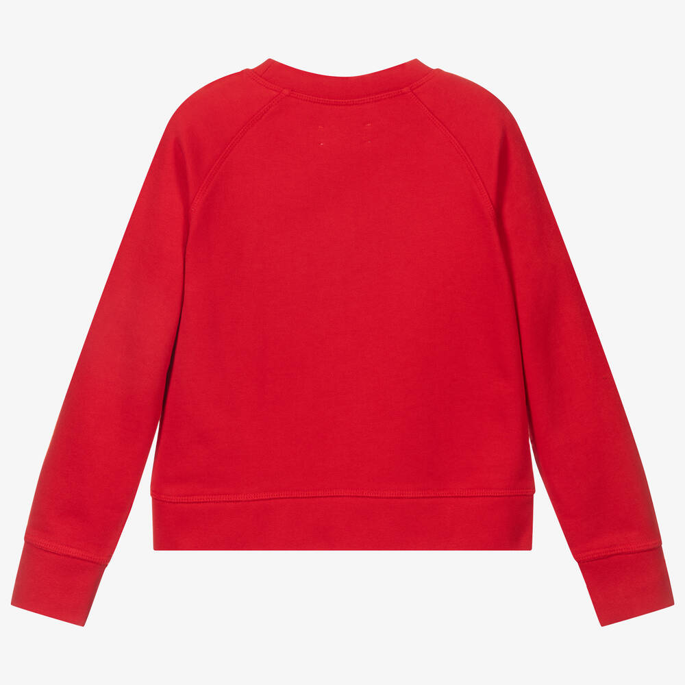 Girls red sweatshirt shop
