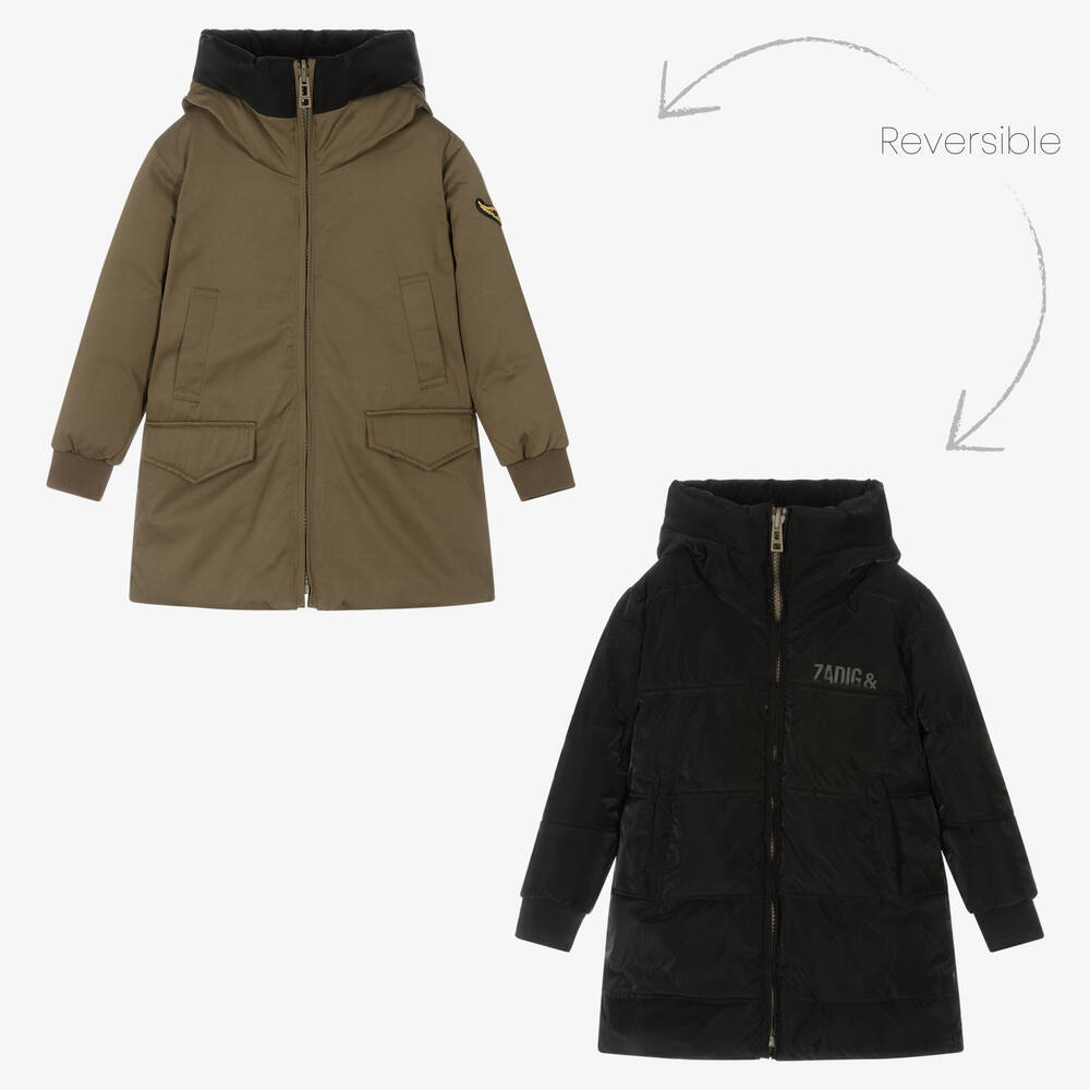 Zadig&Voltaire - Girls Reversible Coat | Childrensalon