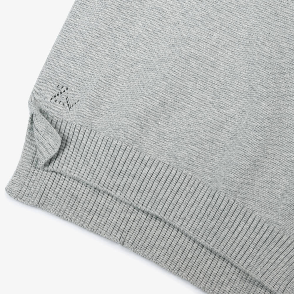 Zadig&Voltaire-Girls Soft Grey Amour Sweater | Childrensalon Outlet