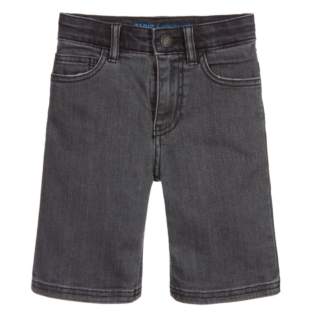 Zadig&Voltaire - Grey Denim Shorts | Childrensalon Outlet Zadig&Voltaire - Grey Denim Shorts | Childrensalon Outlet