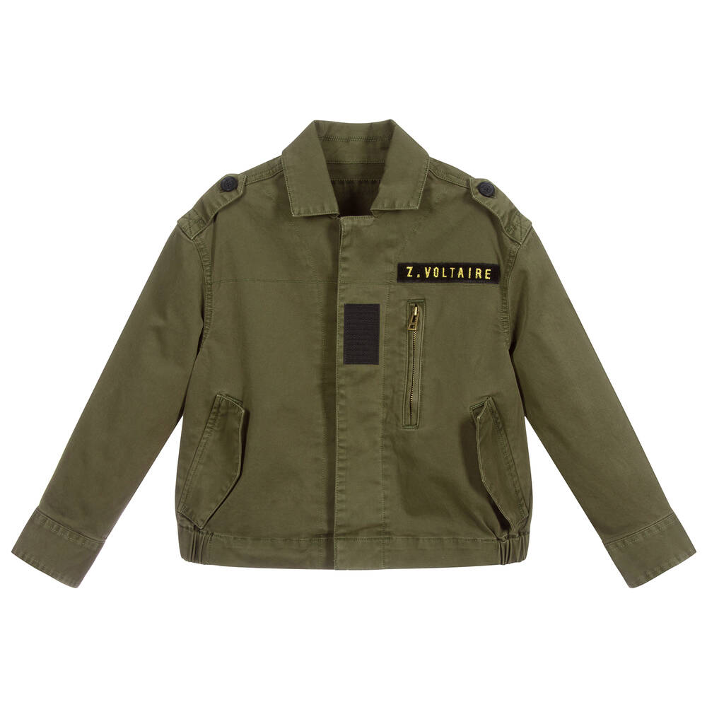 Zadig et voltaire military jacket top
