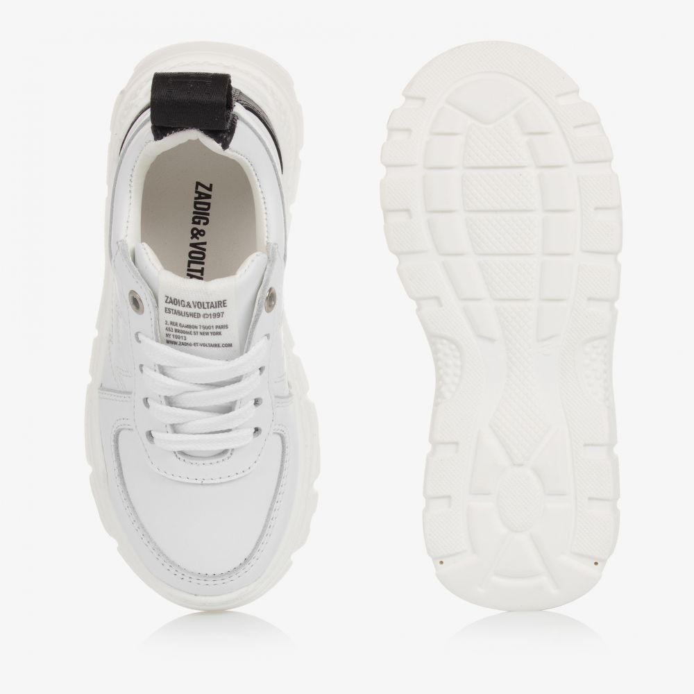 Zadig et voltaire basket blanche clearance