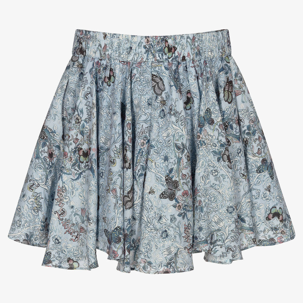 Zadig&Voltaire-Teen Blue Butterfly Skirt | Childrensalon Outlet