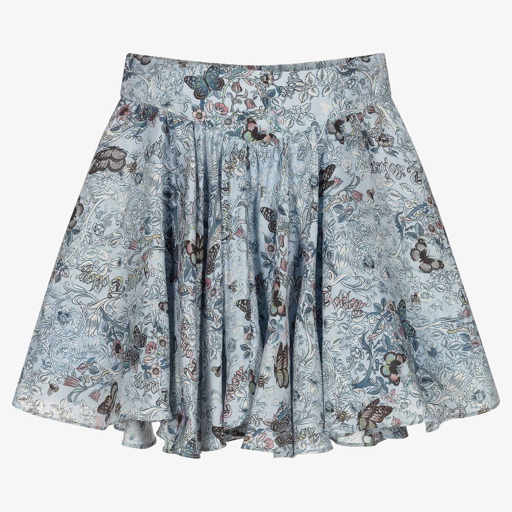 Zadig&Voltaire - Teen Blue Butterfly Skirt | Childrensalon