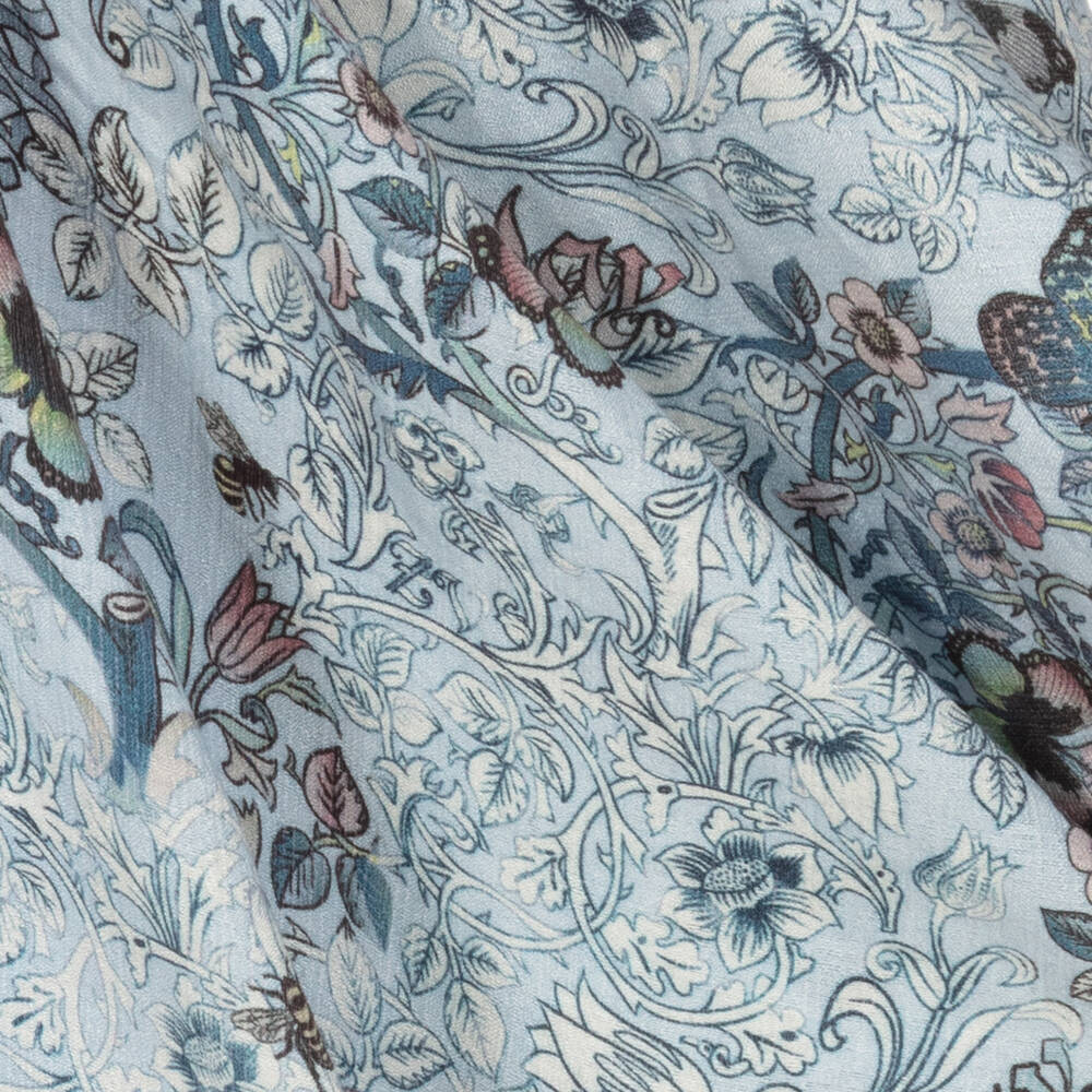 Zadig&Voltaire-Teen Blue Butterfly Skirt | Childrensalon Outlet