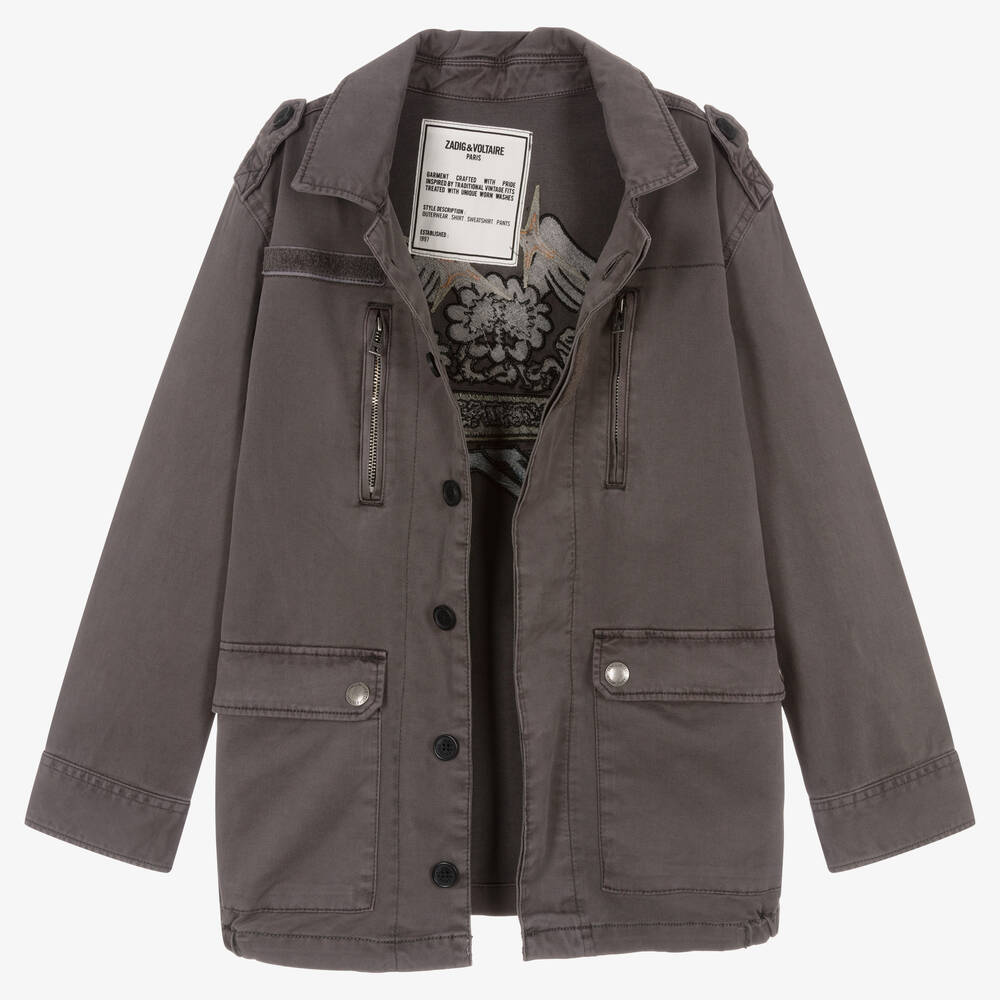 Boys military on sale style jacket