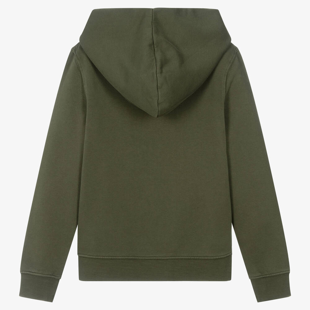 Boys khaki hoody sales