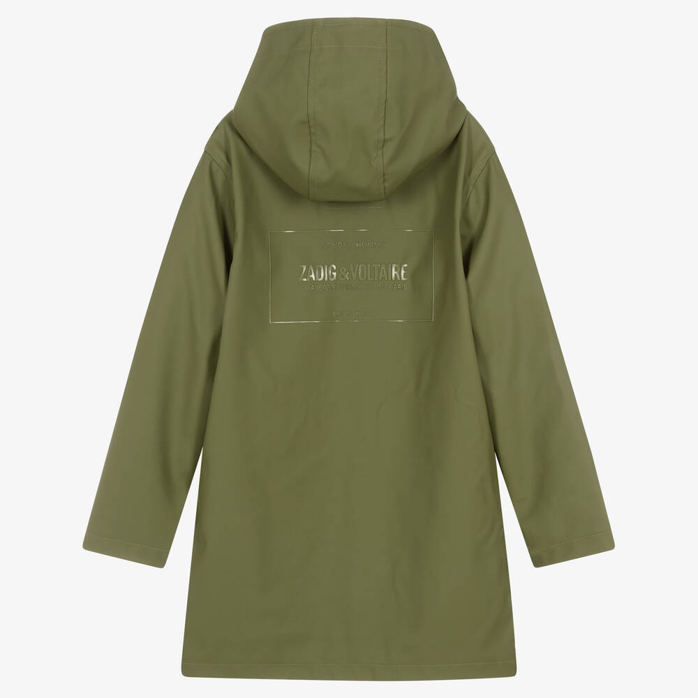Zadig&Voltaire-Ветровка-парка цвета хаки | Childrensalon Outlet