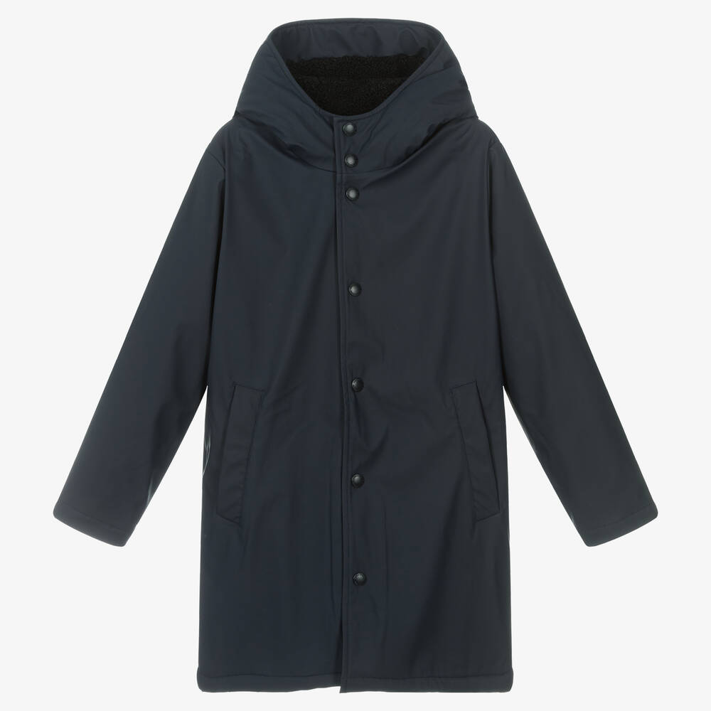 Zadig&Voltaire - Teen Boys Navy Blue Parka Coat | Childrensalon