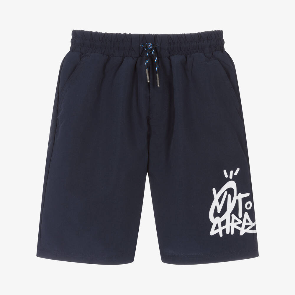 Zadig&Voltaire-Teen Boys Navy Blue Swim Shorts | Childrensalon Outlet