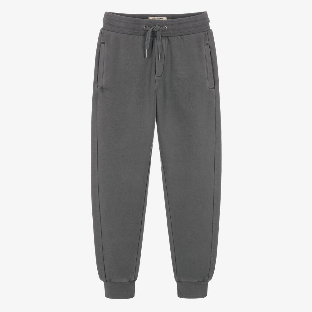 Zadig&Voltaire - Pantalon de jogging gris en coton | Childrensalon