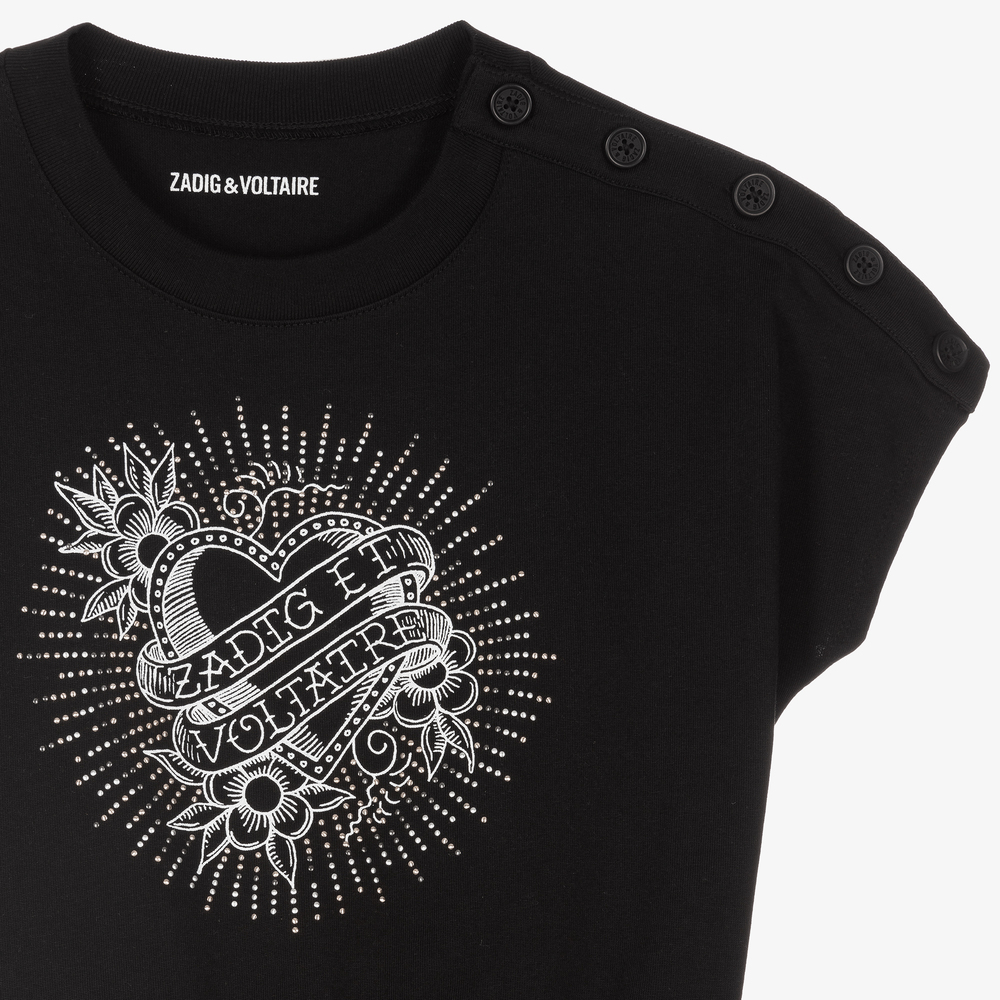 Zadig&Voltaire-Черный комбинезон для девочек-подростков | Childrensalon Outlet