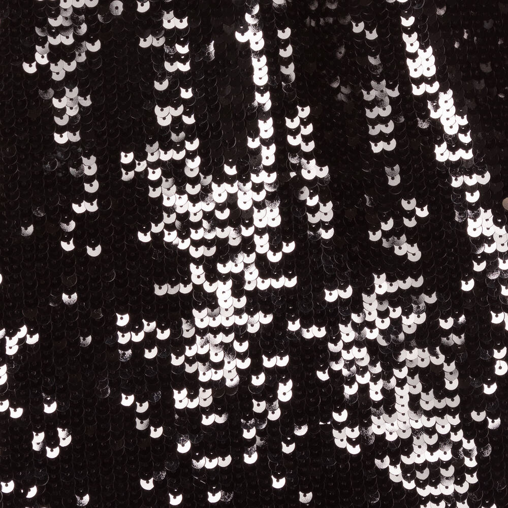 Zadig&Voltaire-فستان تينز بناتي مزين بترتر لون أسود | Childrensalon Outlet