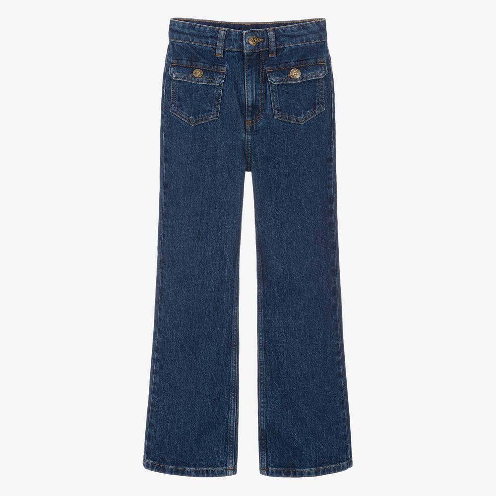 Zadig&Voltaire - Blaue gerade Teen Denim-Jeans | Childrensalon