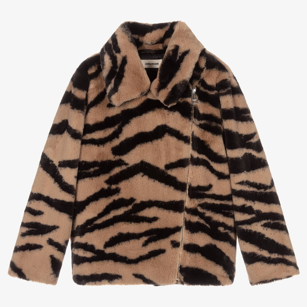 Zadig&Voltaire - Teen Girls Faux Fur Jacket | Childrensalon